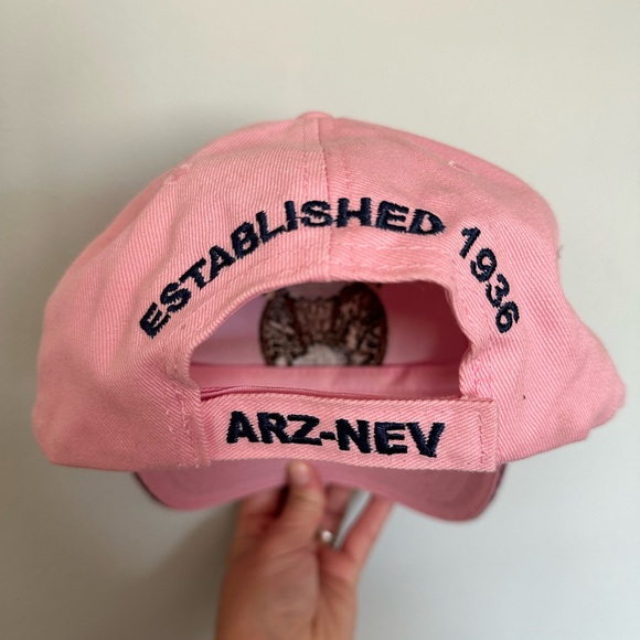 My Hoover Dam Hat Pink | Women’s | Arizona And Nevada Cap Hat - Picture 2 of 4